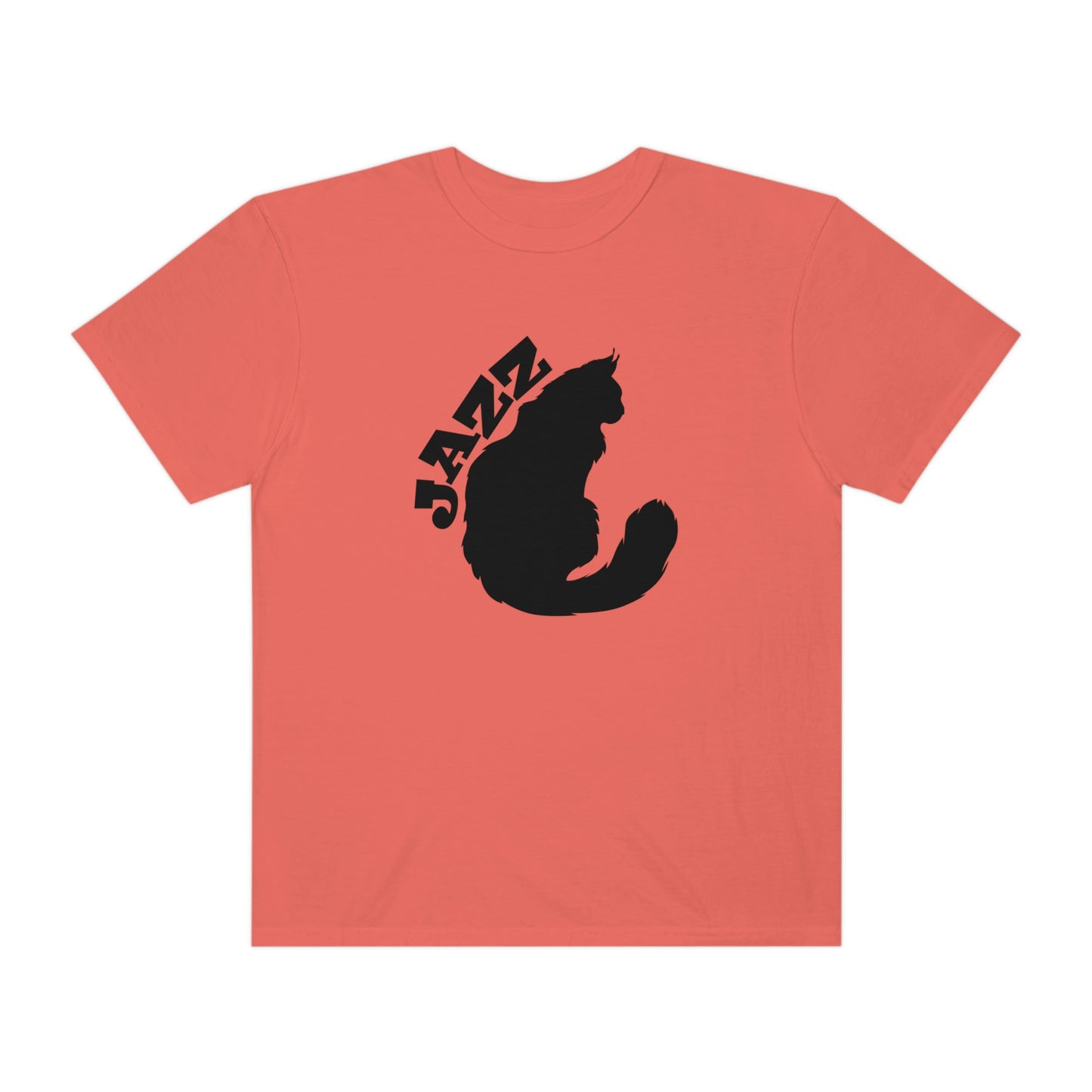 Jazz Cat v1 - Unisex Garment-Dyed T-shirt